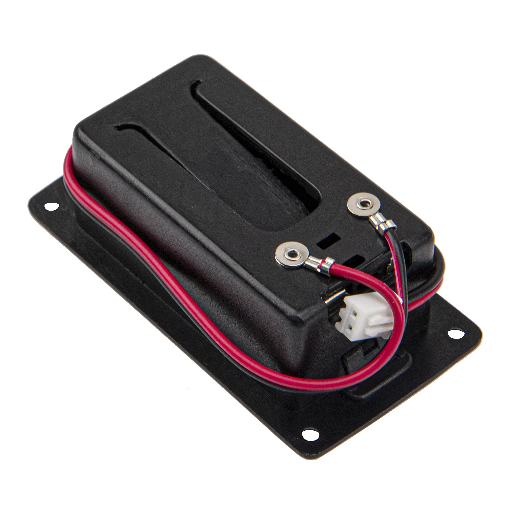 3Pcs Yootones Guitar Pickup Battery Box 9V Battery Box Case Cover Holders with 2 Pin Plug Wire Compatible with Guitar Bass Picku